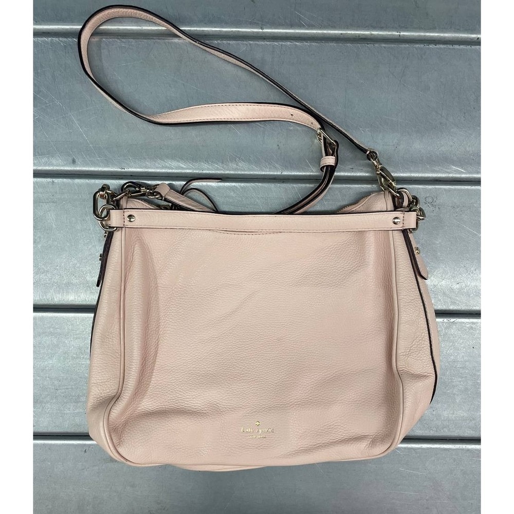 Kate Spade Light Pink Pebbled Cow Leather Shoulder Bag